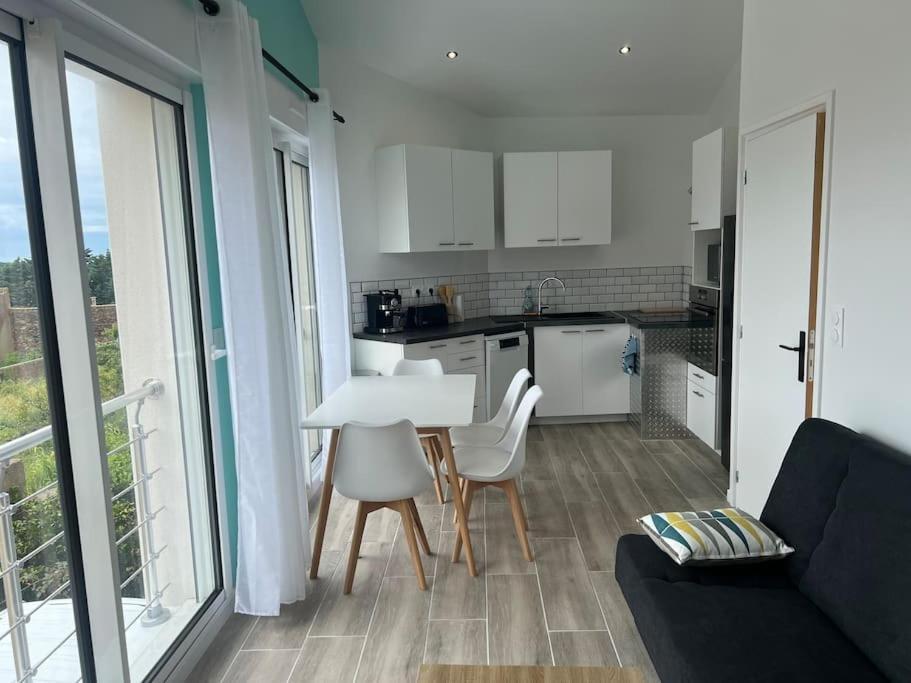 Maison Centre Brem Avec Vue Sur La Cote 외부 사진